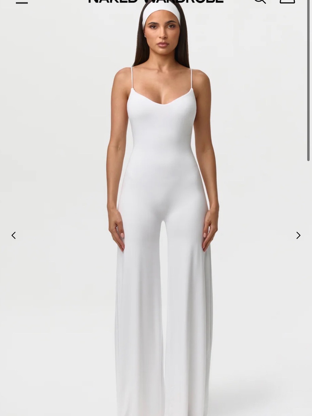 Naked Wardrobe SMOOTH CAMI WIDE LEG JUMPSUIT